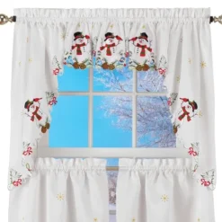 Collections Etc Snowman Cardinal Window Curtain Christmas Decoration -Home Decor Store GUEST 049a80b5 b9eb 4654 92ea c7594b8457a0