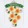 Collections Etc Hand-Painted Sunflower Welcome Door Decoration -Home Decor Store GUEST 0694806a 697e 4dfc 9139 0172b793fb67