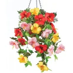 Collections Etc Hanging Artificial Tropical Hibiscus Bush Basket Set 10 Collections Etc Hanging Artificial Tropical Hibiscus Bush Basket Set -Home Decor Store GUEST 0ae4ed6c d3d6 4997 9a1c 0817f9702153