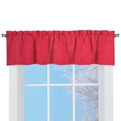 Collections Etc Solid Textured Swag Window Valance With Rod Pocket Top For Easy Hanging - Classic Home Decor For Any Room -Home Decor Store GUEST 0eeb21a5 551a 4c8b 9376 7b42283c1777