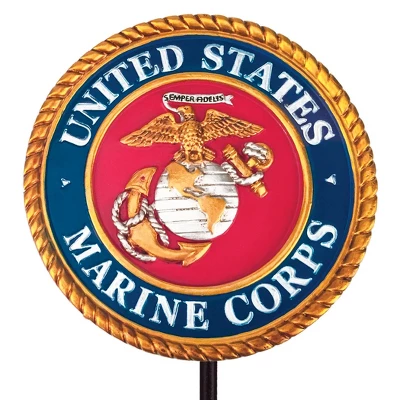 Collections Etc Hand-Painted Military Branch Logo Garden Stake 7 Collections Etc Hand-Painted Military Branch Logo Garden Stake - Image 5