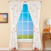 Collections Etc Multicolored Maple Leaf Embroidered Window Curtains -Home Decor Store GUEST 16246e08 dc5e 4c02 b554 3d227a2dc619