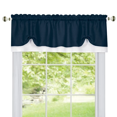 Collections Etc Darcy Two-Tone Rod Pocket Window Curtain Valance With Pick-Up Accents, Home Décor For Any Room 11 Collections Etc Darcy Two-Tone Rod Pocket Window Curtain Valance With Pick-Up Accents, Home Décor For Any Room - Image 9