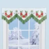Collections Etc Poinsettia & Green Lace Holiday Curtain Valance 1 Collections Etc Poinsettia & Green Lace Holiday Curtain Valance -Home Decor Store GUEST 1bcb2b74 1706 4adc b042 a644167d85a3