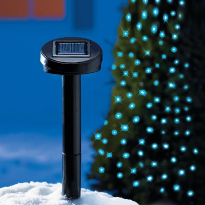 Collections Etc Festive Outdoor String Lights, Solar Powered, 60 Lights 3 Collections Etc Festive Outdoor String Lights, Solar Powered, 60 Lights