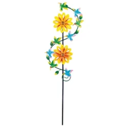 Collections Etc Floral Double Spinner Stakes -Home Decor Store GUEST 1f32b402 3056 4377 b064 d8138361fb6e