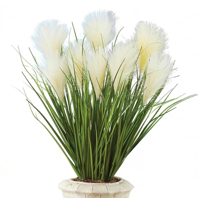 Collections Etc Faux Pampas Grass Picks - Set Of 3 - Outdoor Or Indoor Decorative Accent 5 Collections Etc Faux Pampas Grass Picks - Set Of 3 - Outdoor Or Indoor Decorative Accent - Image 3