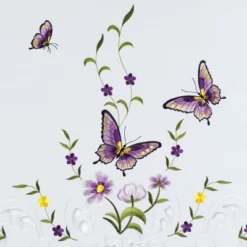 Collections Etc Embroidered Lavender Butterfly Floral Window Curtains 9 Collections Etc Embroidered Lavender Butterfly Floral Window Curtains -Home Decor Store GUEST 23ef7e3d f7be 4c3e bee3 7c065de4f5c6