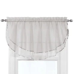 Collections Etc Elegance Sheer Ascot Window Valance, Allows Light To Enter While Maintaining Privacy - Decorative Accent For Any Room In -Home Decor Store GUEST 29e4b5f8 9624 48dc b604 fb87972da519