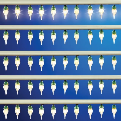 Collections Etc 50 Twinkling White LED Wired Rope String Lights 3 Collections Etc 50 Twinkling White LED Wired Rope String Lights