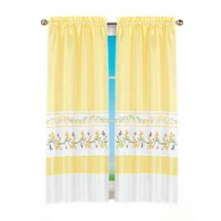 Collections Etc Yellow Butterfly Curtains -Home Decor Store GUEST 2ea319fe cc2b 4a72 996c 03115af4276e