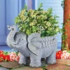 Collections Etc Hand-painted Indoor/Outdoor Resin Elephant Planter 11 X 6 X 8.25 1 Collections Etc Hand-painted Indoor/Outdoor Resin Elephant Planter 11 X 6 X 8.25 -Home Decor Store GUEST 2ee63b50 fdd5 49e1 8176 f411673c5b77