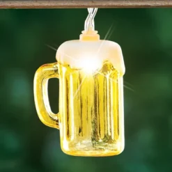 Collections Etc Battery-Operated Foam-Topped Beer Mug String Lights - 10 Ft 6 Collections Etc Battery-Operated Foam-Topped Beer Mug String Lights - 10 Ft -Home Decor Store GUEST 2f563f32 2a6b 4c16 a1cb 16139635ac5d