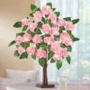 Collections Etc Lighted Tabletop Artificial Rose Tree And Greenery Decor -Home Decor Store GUEST 34bbca13 28aa 4850 8b89 4403951224cd