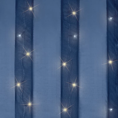 Collections Etc Light Up Magical Sheer Window Curtain Panel 4 Collections Etc Light Up Magical Sheer Window Curtain Panel - Image 2