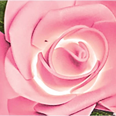 Collections Etc Lighted Tabletop Artificial Rose Tree And Greenery Decor 4 Collections Etc Lighted Tabletop Artificial Rose Tree And Greenery Decor - Image 2