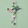 Collections Etc Hand-Painted Hanging Hummingbird Wall Cross Decor 7.5" X 0.81" X 12.25" -Home Decor Store GUEST 4536d028 b49c 4cfb 9b73 dd2b5a210f84
