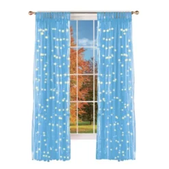 Collections Etc Light Up Magical Sheer Window Curtain Panel 15 Collections Etc Light Up Magical Sheer Window Curtain Panel -Home Decor Store GUEST 474ca4a6 42ab 4c0b b1a3 793afc72238d