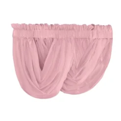 Collections Etc Scoop Two-Piece Rod Pocket Solid-Colored Sheer Valances For Windows, Decorative Accent And Added Privacy For Any Room In -Home Decor Store GUEST 4ef26f67 80ed 4b02 bc91 07510b91b1a9