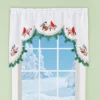 Collections Etc Winter Birds Holly Border Rod Pocket Top Swag Valance 1 Collections Etc Winter Birds Holly Border Rod Pocket Top Swag Valance -Home Decor Store GUEST 52f1490b a05a 4bf7 94e0 a8210eb0e206
