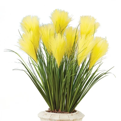 Collections Etc Faux Pampas Grass Picks - Set Of 3 - Outdoor Or Indoor Decorative Accent 6 Collections Etc Faux Pampas Grass Picks - Set Of 3 - Outdoor Or Indoor Decorative Accent - Image 4