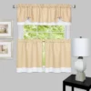 Collections Etc Darcy Two-tone Rod Pocket Café Curtain Tiers - 2 Piece Set 1 Collections Etc Darcy Two-tone Rod Pocket Café Curtain Tiers - 2 Piece Set -Home Decor Store GUEST 5e8c32c3 5f67 43c7 8f20 ed02e86ef2d0