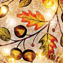 Collections Etc Lighted Autumn Leaves Ball 9 Collections Etc Lighted Autumn Leaves Ball -Home Decor Store GUEST 5eaadae2 db68 41ed bb79 0f6be0291379