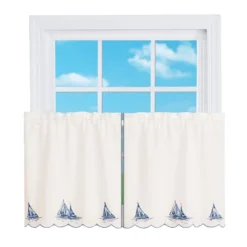 Collections Etc Sailboat Embroidered Curtains 8 Collections Etc Sailboat Embroidered Curtains -Home Decor Store GUEST 6404ef9d ec00 4d15 b064 f0371d7c2ac2