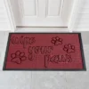 Collections Etc Unique Wipe Your Paw Skid-Resistant Utility Rug 1 Collections Etc Unique Wipe Your Paw Skid-Resistant Utility Rug -Home Decor Store GUEST 668a82a2 5f20 4c35 ad0e b9f017e599ce