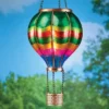 Collections Etc Solar Powered Colorful Hot Air Balloon Hanging Mobile -Home Decor Store GUEST 6cebfccc e98d 4764 9cea 5f631920087f