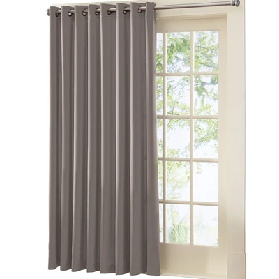 Collections Etc Gramercy Patio Door Grommet Top Curtain Panel, Single Panel, 9 Collections Etc Gramercy Patio Door Grommet Top Curtain Panel, Single Panel, - Image 7