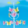 Collections Etc Colorful Butterfly Metal Wind Spinner Garden Stake 13.5 X 13.5 X 46.5 -Home Decor Store GUEST 6e5e5759 d037 426c b305 773ad86079d9
