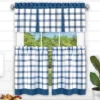Collections Etc Farmhouse Tate Plaid Valance And Tier Curtain Set -Home Decor Store GUEST 6faccfa7 970e 4aea 8807 9dcf18f3a34a