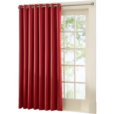 Collections Etc Gramercy Patio Door Grommet Top Curtain Panel, Single Panel, 6 Collections Etc Gramercy Patio Door Grommet Top Curtain Panel, Single Panel, - Image 4