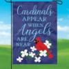Collections Etc Cardinals Appear When Angels Are Near Applique Garden Flag -Home Decor Store GUEST 77f7b520 9d34 4ff3 b5f6 5a025f6b8076