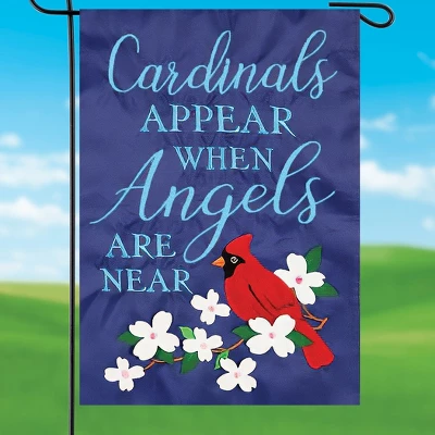 Collections Etc Cardinals Appear When Angels Are Near Applique Garden Flag 3 Collections Etc Cardinals Appear When Angels Are Near Applique Garden Flag