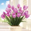 Collections Etc Springtime Tulip Bushel Artificial Maintenance-Free Bouquet Bush - Set Of 3 -Home Decor Store GUEST 78b04ad7 81e6 42bf a277 fdfe19a4b561