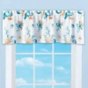 Collections Etc Charming Coastal Blue Lagoon Printed Window Valance -Home Decor Store GUEST 7c868070 b9aa 4a57 be3d 883851444600
