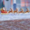 Collections Etc Santa's Sleigh And Reindeer Stakes Outdoor Christmas Decoration 1 Collections Etc Santa's Sleigh And Reindeer Stakes Outdoor Christmas Decoration -Home Decor Store GUEST 7e91753a f681 4f24 a67d 97d6d8dfb017