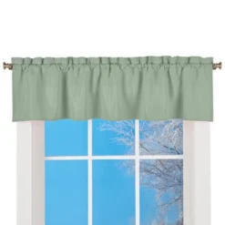 Collections Etc Solid Textured Swag Window Valance With Rod Pocket Top For Easy Hanging - Classic Home Decor For Any Room -Home Decor Store GUEST 7f51c8d2 457e 47fd b76a c0c4102a1147