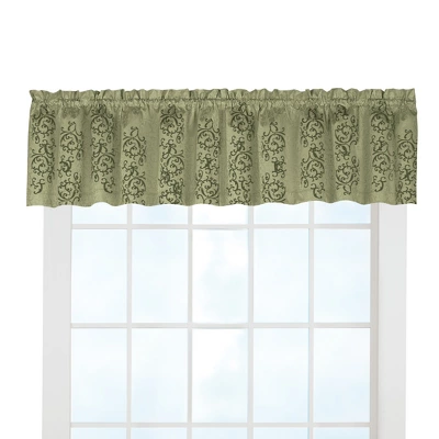 Collections Etc Thermal-backed Scroll Insulated Window Valance Blocks Light, Reduces Outside Noise And Provides Insulation From Heat And 9 Collections Etc Thermal-backed Scroll Insulated Window Valance Blocks Light, Reduces Outside Noise And Provides Insulation From Heat And - Image 7