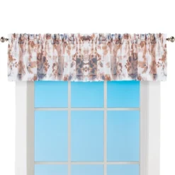 Collections Etc Floral Sheer Valance -Home Decor Store GUEST 83be8e2f 77f2 4f89 a868 c77fbe3b684f