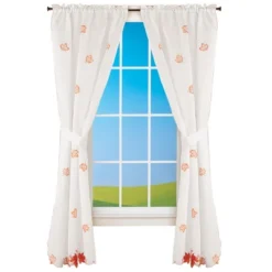 Collections Etc Multicolored Maple Leaf Embroidered Window Curtains -Home Decor Store GUEST 85f0a4ce e0d0 49fd 9afc d4f4513d1187
