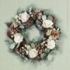 Collections Etc Holiday Winter Rose And Pine Hanging Door Wreath 15" X 3.5" X 15" 1 Collections Etc Holiday Winter Rose And Pine Hanging Door Wreath 15" X 3.5" X 15" -Home Decor Store GUEST 87e0af60 dfb9 4d90 83b8 f69c6bd0d1f6