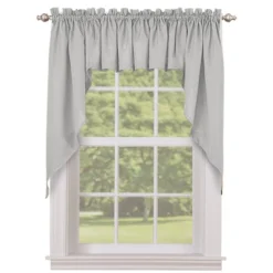 Collections Etc Solid Textured Swag Window Curtain Pair, Single Panel, 24 Collections Etc Solid Textured Swag Window Curtain Pair, Single Panel, -Home Decor Store GUEST 9086f6f9 e7a0 4d0b b558 604261dc7cd3