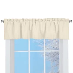 Collections Etc Solid Textured Swag Window Valance With Rod Pocket Top For Easy Hanging - Classic Home Decor For Any Room -Home Decor Store GUEST 94a92076 c91b 43c0 99c7 187403bef0e0