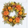 Collections Etc Colorful Harvest Garden Hanging Door Wreath 1 Collections Etc Colorful Harvest Garden Hanging Door Wreath -Home Decor Store GUEST 9b1d40cd 909e 4dec acd6 aff2dfba572d