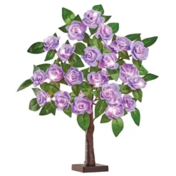 Collections Etc Lighted Tabletop Artificial Rose Tree And Greenery Decor 10 Collections Etc Lighted Tabletop Artificial Rose Tree And Greenery Decor -Home Decor Store GUEST 9d42bfa6 b748 4d9a 8f52 69f3d924bbfe