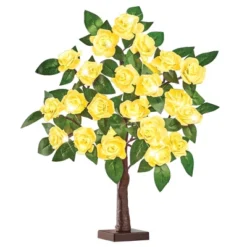 Collections Etc Lighted Tabletop Artificial Rose Tree And Greenery Decor 11 Collections Etc Lighted Tabletop Artificial Rose Tree And Greenery Decor -Home Decor Store GUEST 9f19191a dabf 41bd 8e2f 8f6e0aba8139