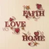 Collections Etc Metal Home, Love And Faith Wall Art 11" X 1" X 11.5" 2 Collections Etc Metal Home, Love And Faith Wall Art 11" X 1" X 11.5" -Home Decor Store GUEST a9f1829b ce85 4c08 8634 5bc6dacf9398
